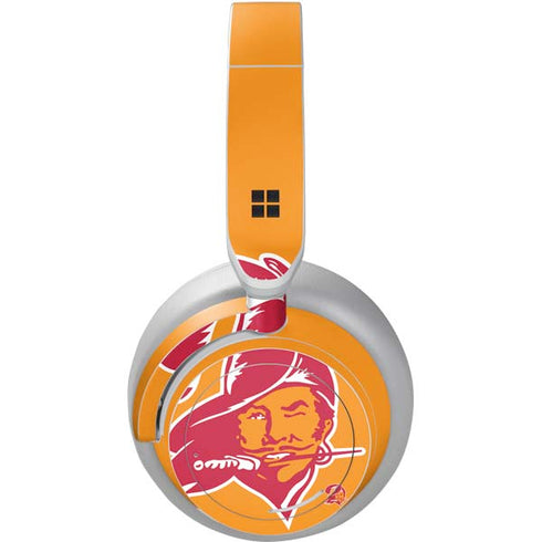 NFL Tampa Bay Buccaneers Retro Logo Surface Headphones Skin